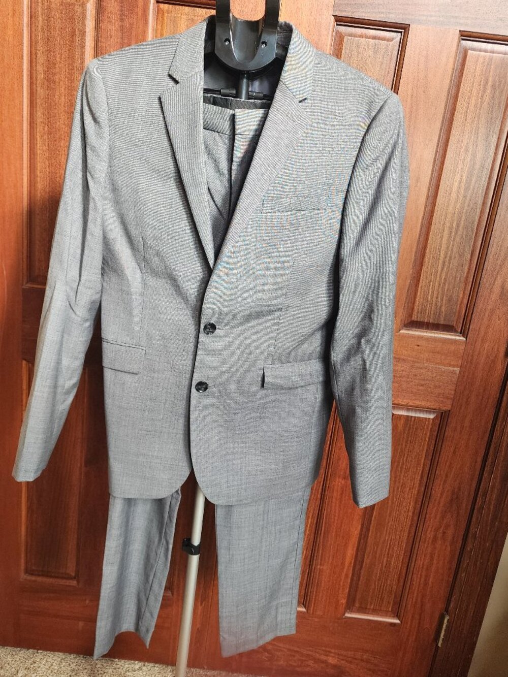 Express Gray Innovater Mens Suit